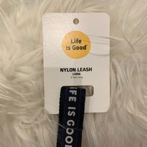 Life Is Good 6in Nylon Dog Leash